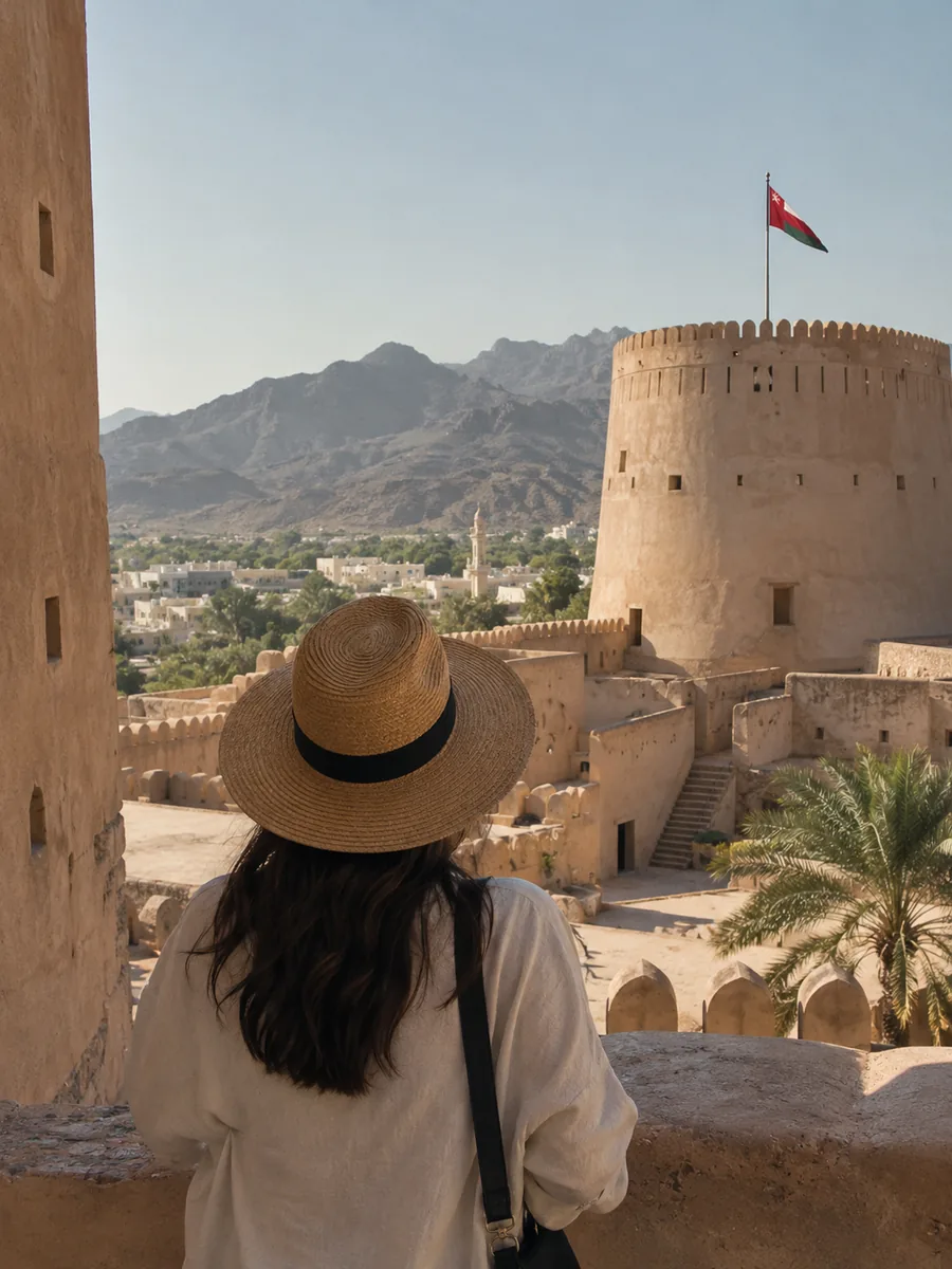 Aussicht auf das Fort Nizwa